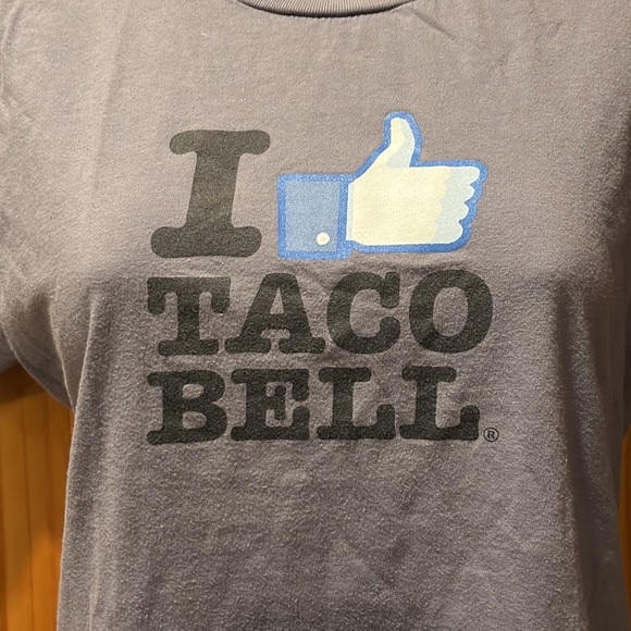 American Apparel T-Shirt  I Love Taco Bell - Picture 2 of 5